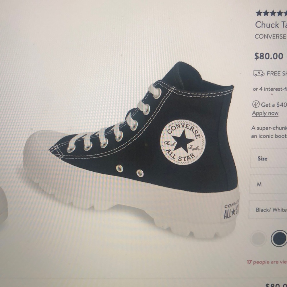 Converse Chuck Taylor All Star Lugged boot.